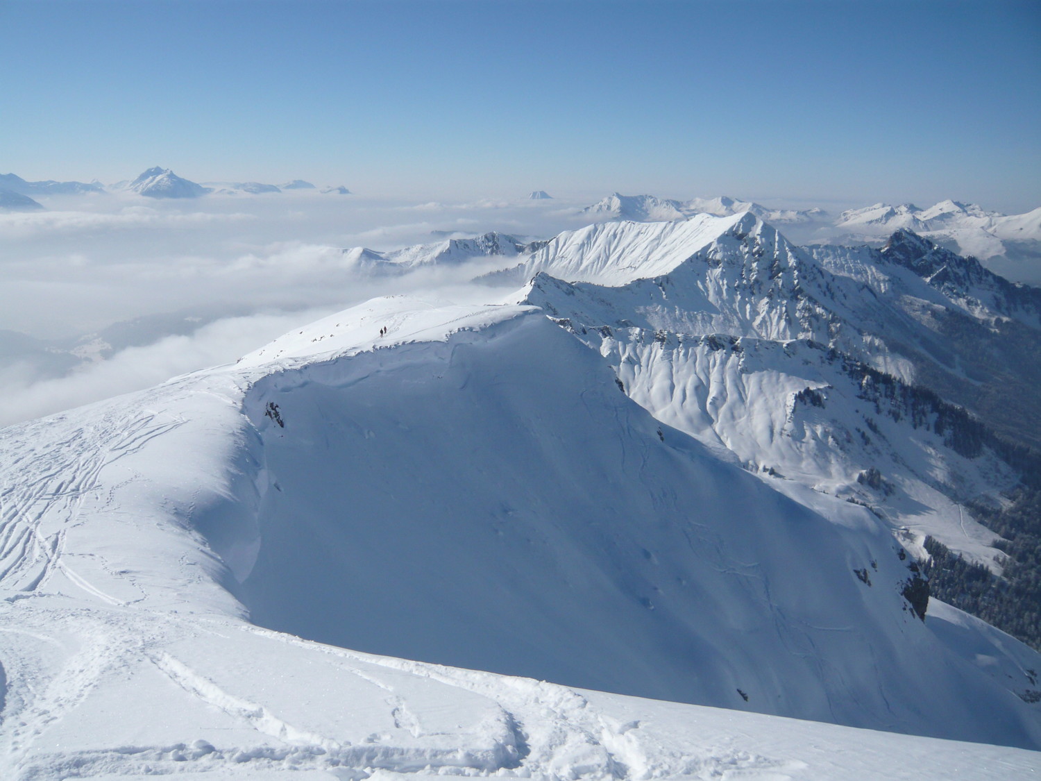 Sur les sommets de la Tête à Bostan