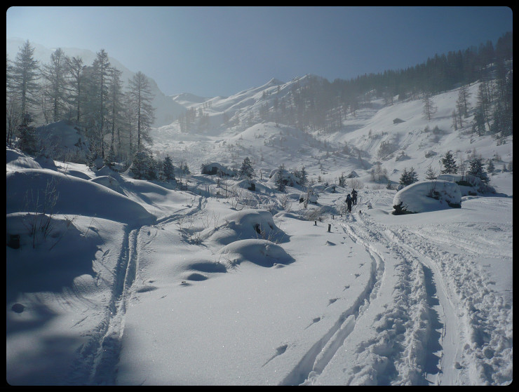 Le vallon du torrent de Genin, merveille, très skiant