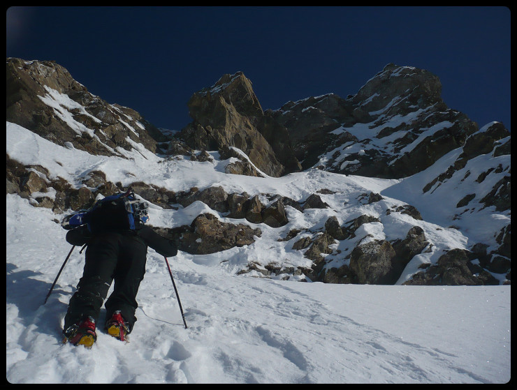 Avant de rejoindre l'arête
