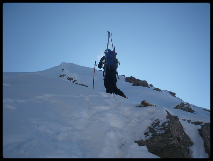 Sur l'arête, magnifique
