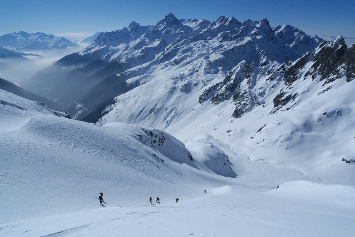 Vers 2400m sous le grand clot