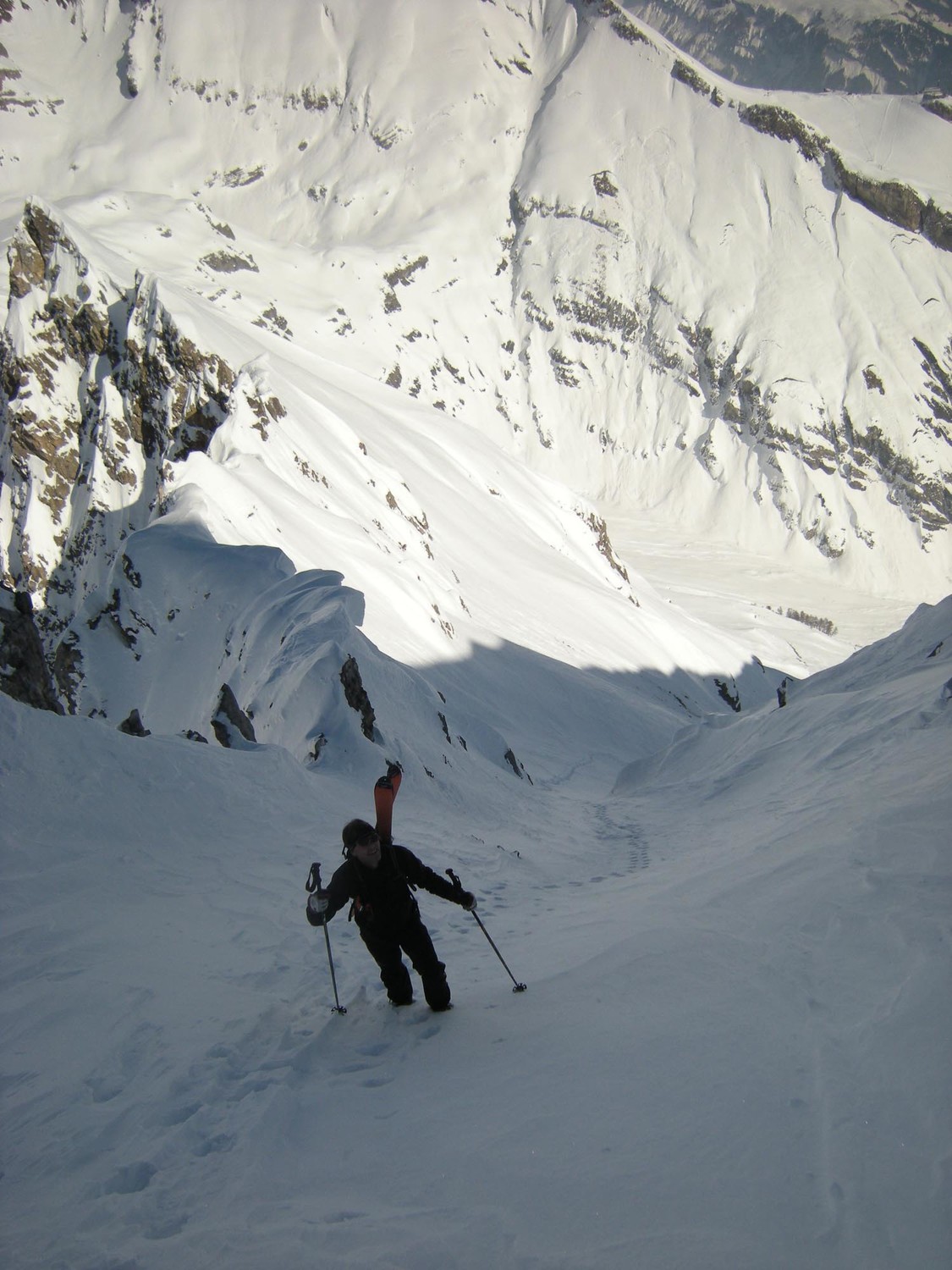 Crêta Besse. Couloir sommital.