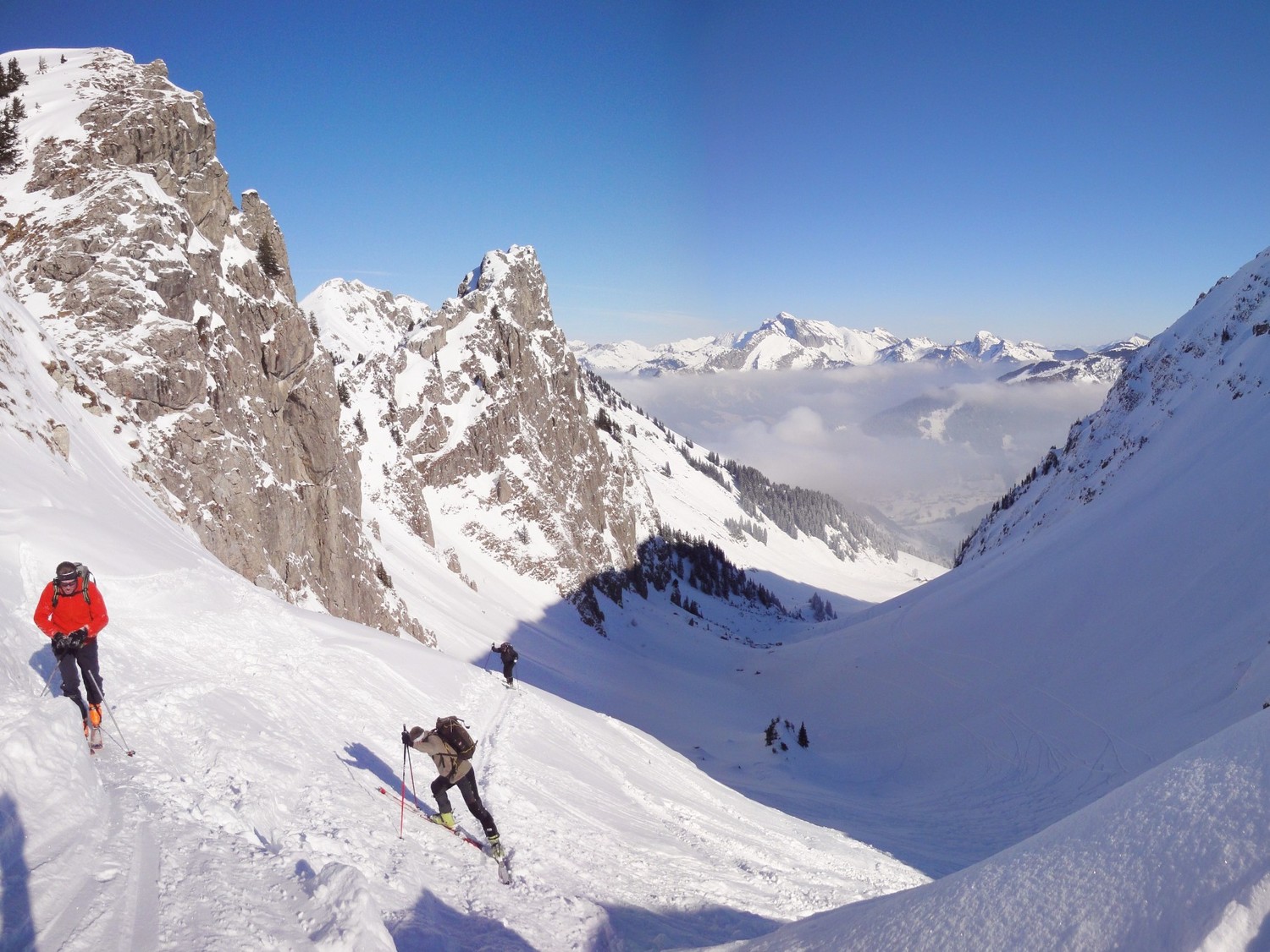 Arrivée au col de Savolaire