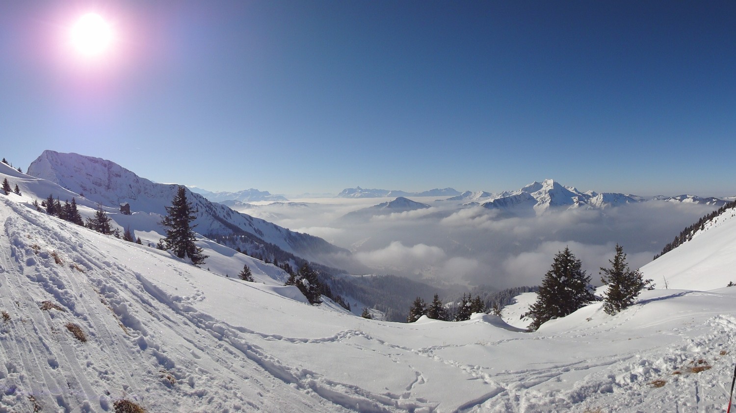 Panorama du col de Savolaire