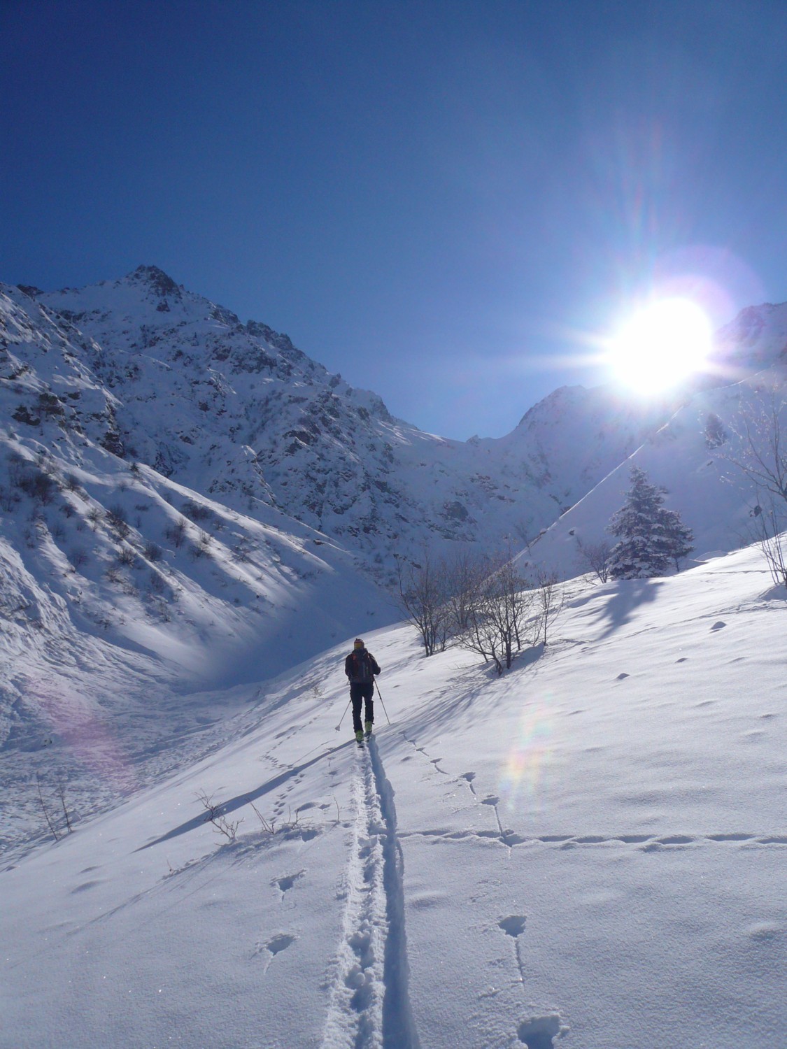 Col de la Vaurze: encore un peu de soleil, mais plus pour longtemps.