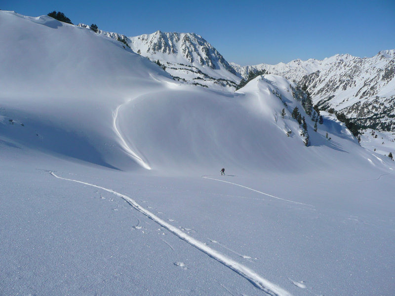 Vallon sous le Gourguet: promesse d'une belle descente...