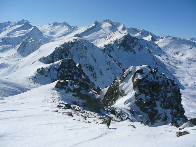Le néouvielle du sommet du Gourguet.