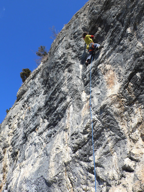 Sylvain s'echauffe à Saint Crepin