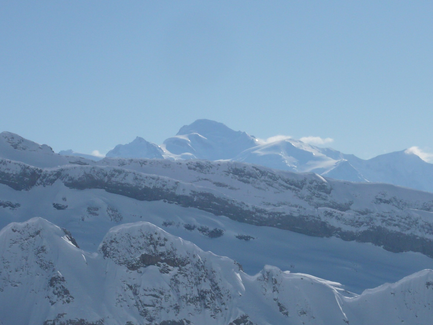 Mont Blanc depuis le sommet