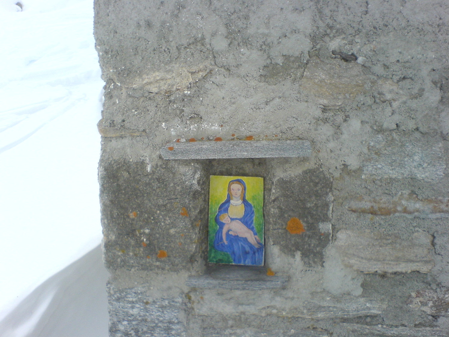sui muri delle case