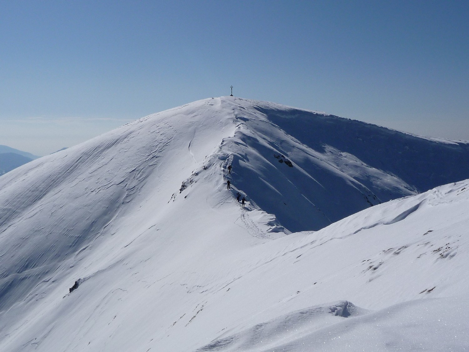 Cresta finale prima della cima