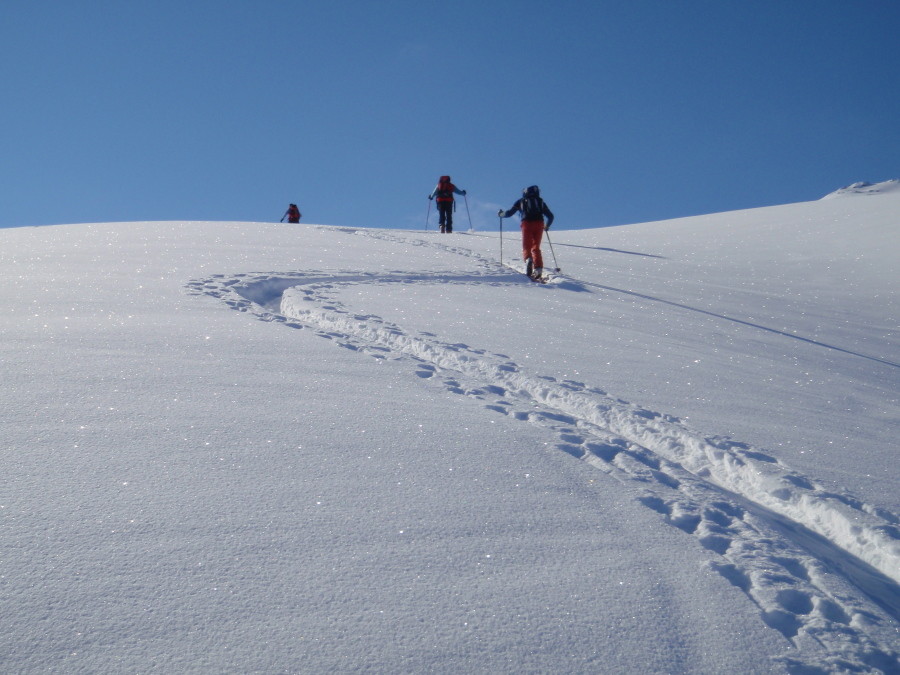 Verso la cima