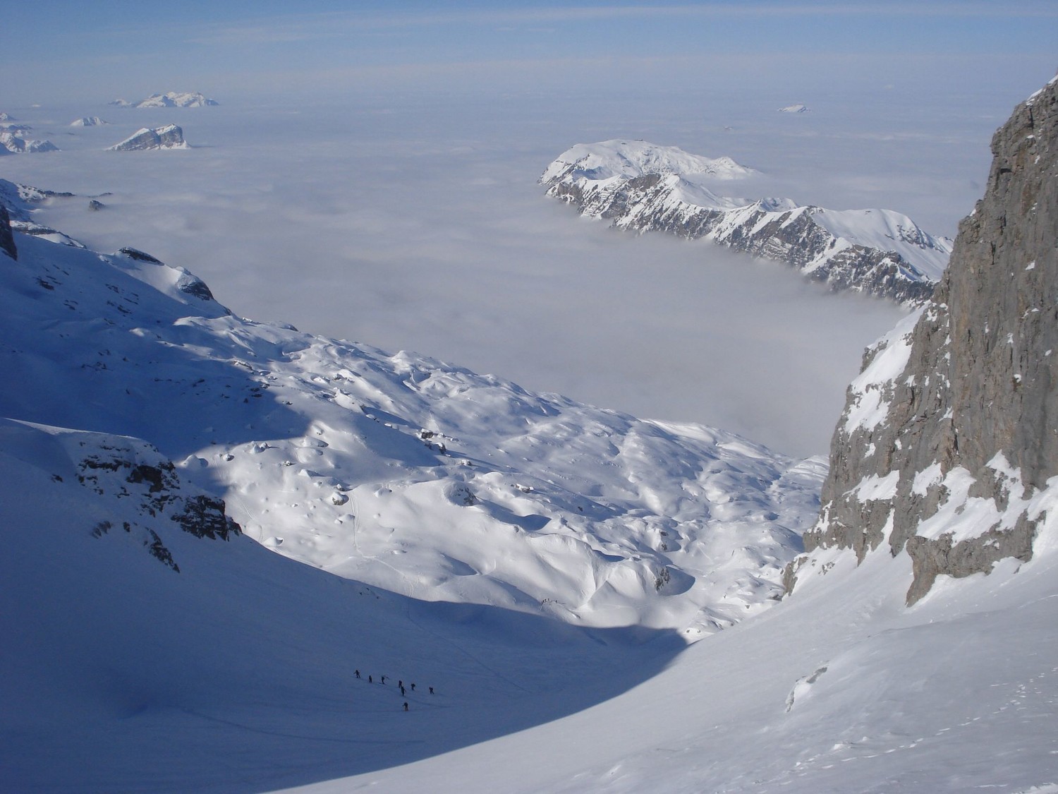 En haut du couloir NW