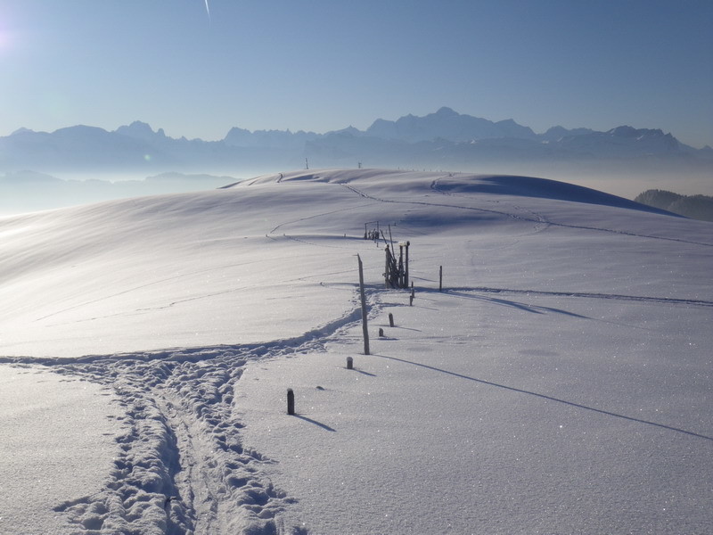 Montée matinal à l'Uble