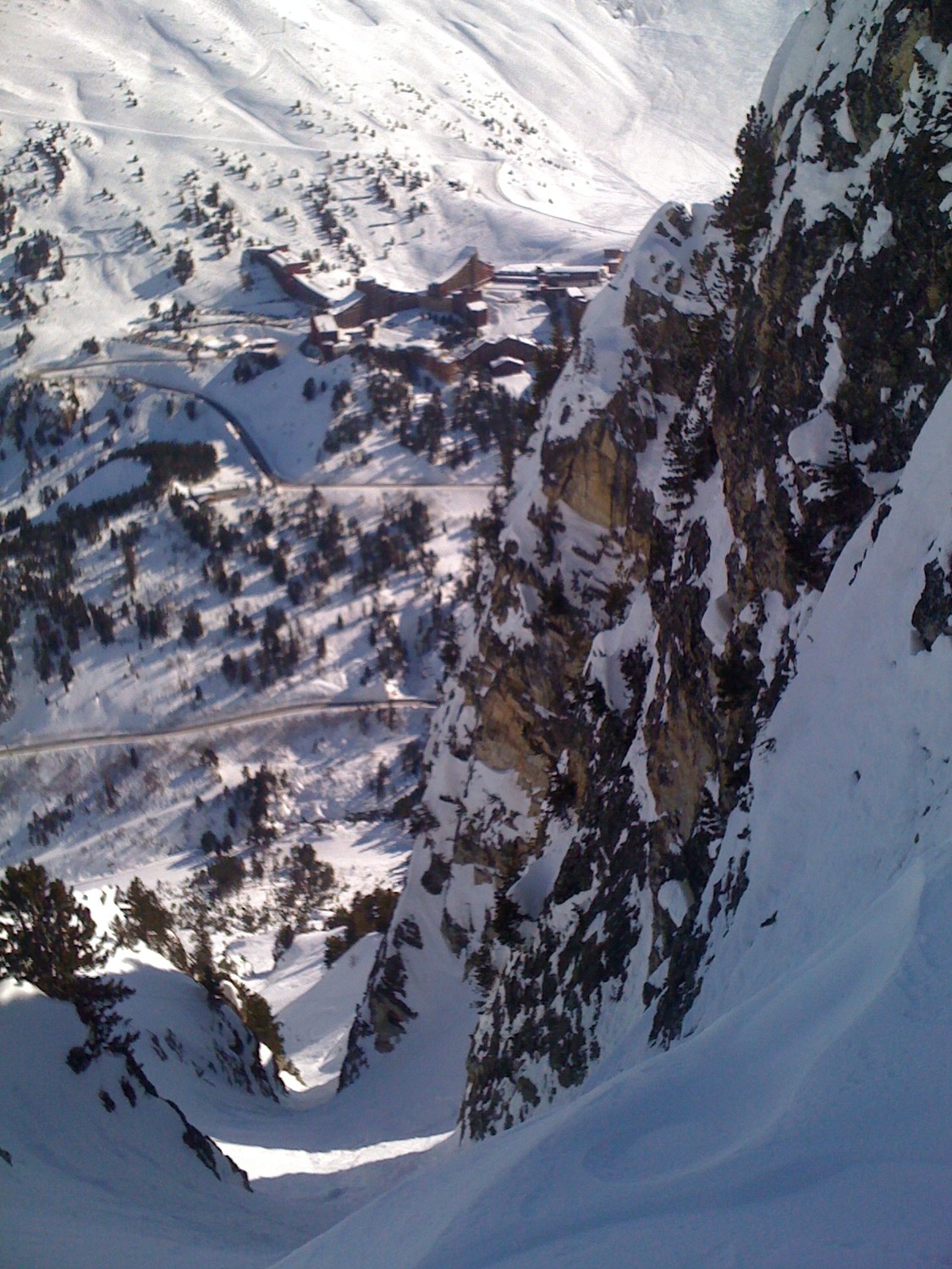 Entrée du couloir de la Pointe du Four