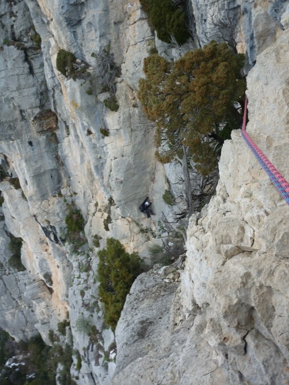 Dans le tres beau diedre (derniere longueur soutenue)