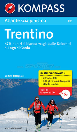 kompass - atlante scialpinismo - trentino