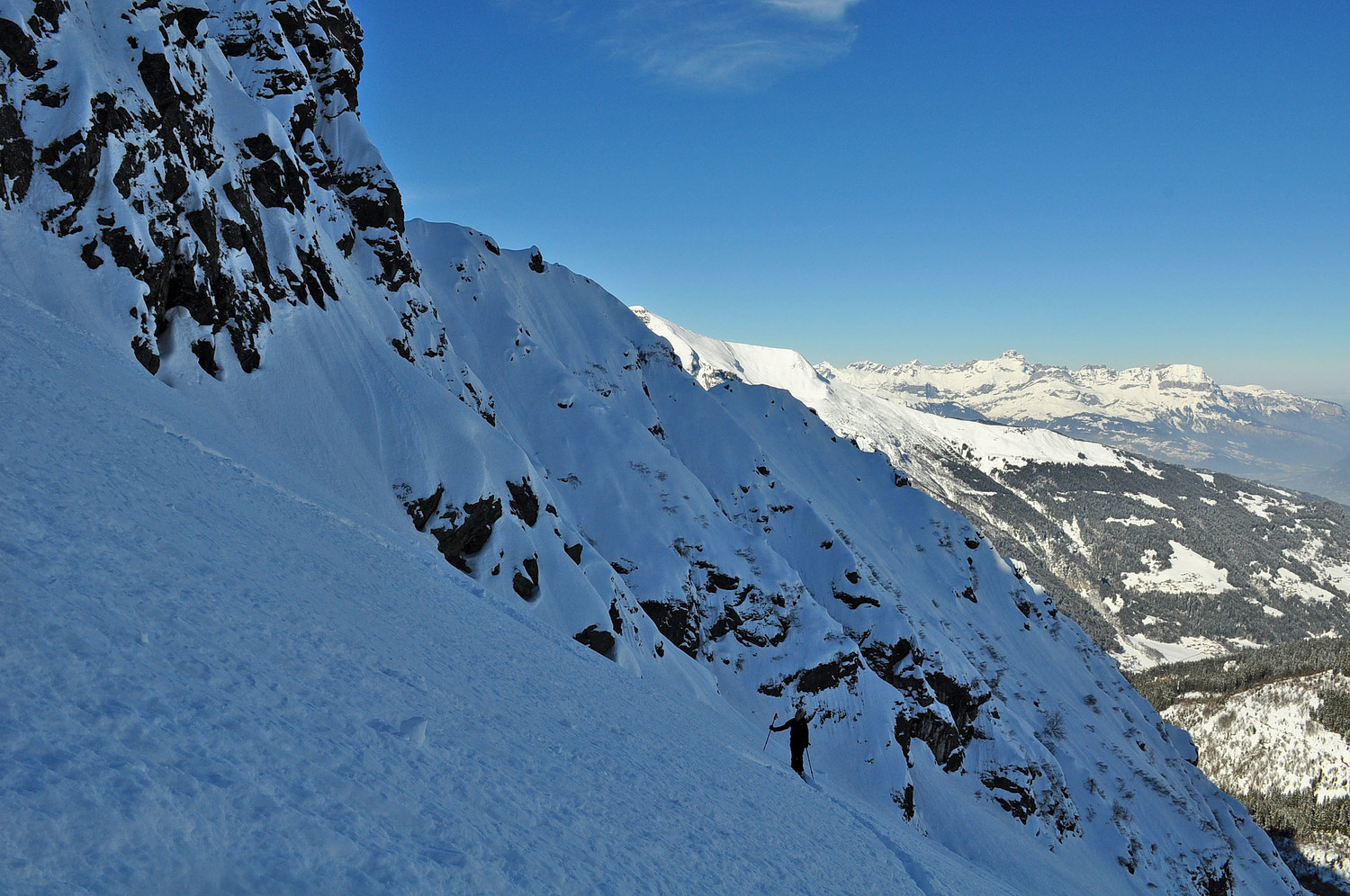 Couloir NE de Tré la Tête