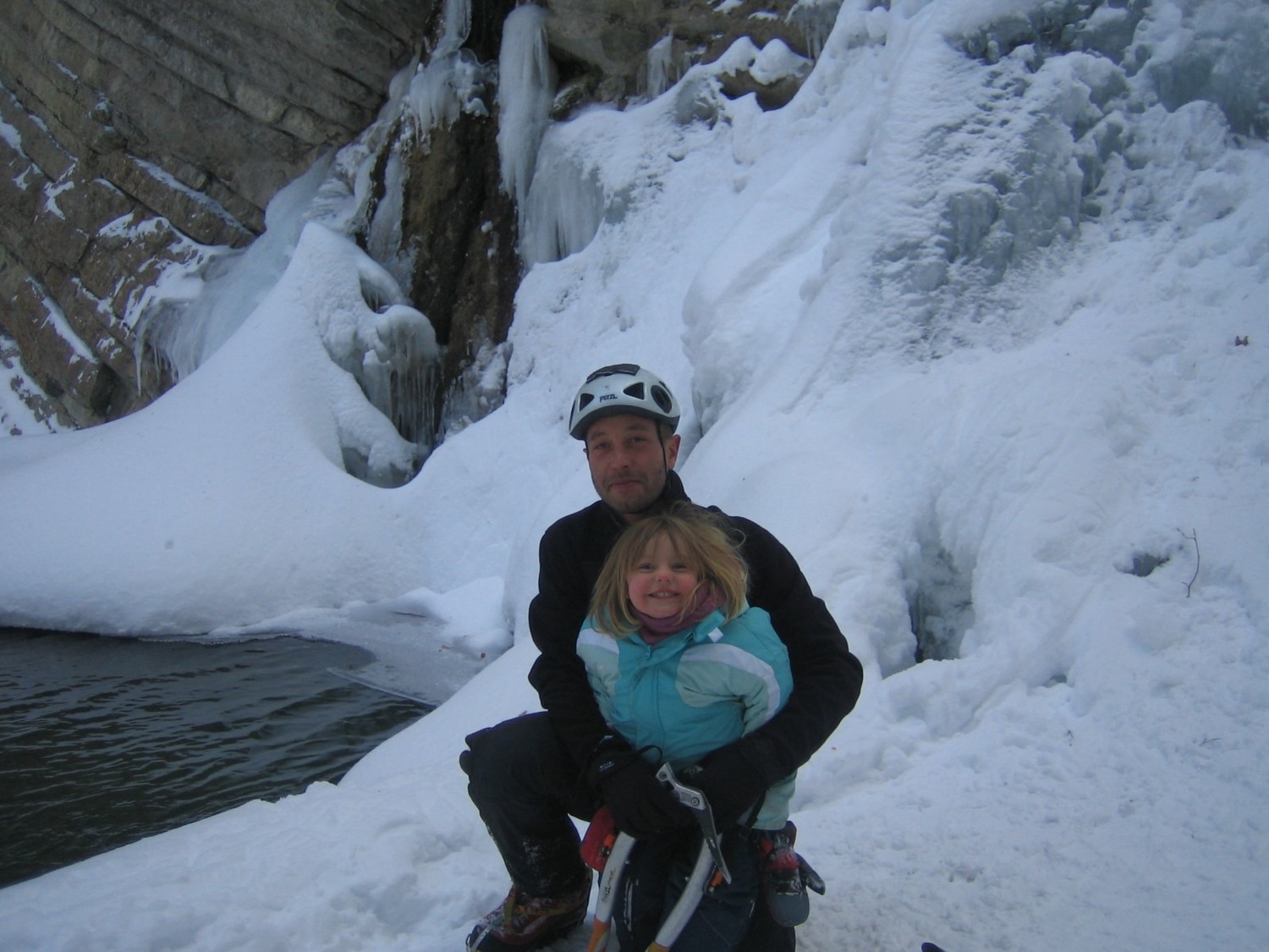 Naïa et papa
