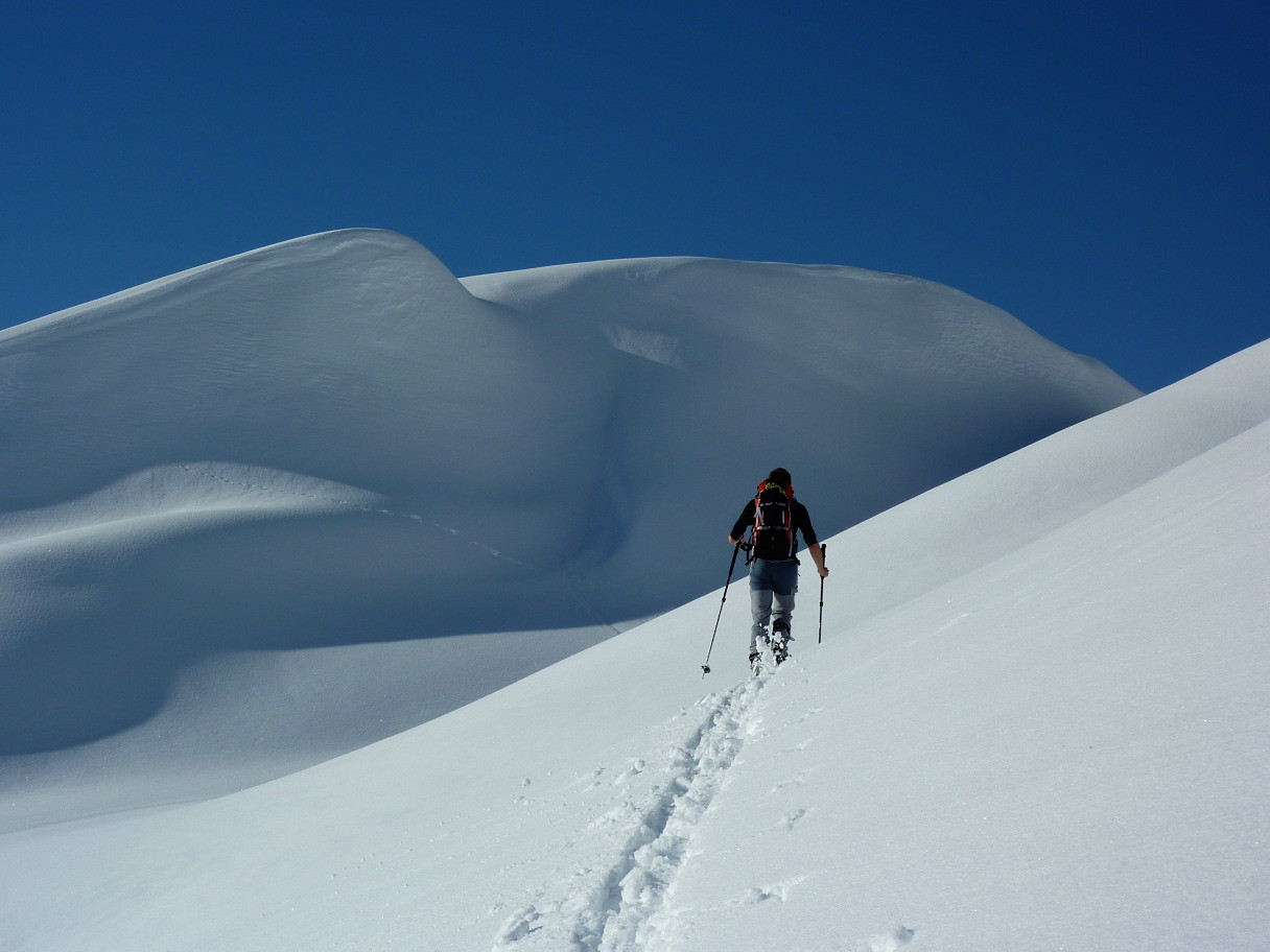 Dans la traversée vers l'Aulp de Tour