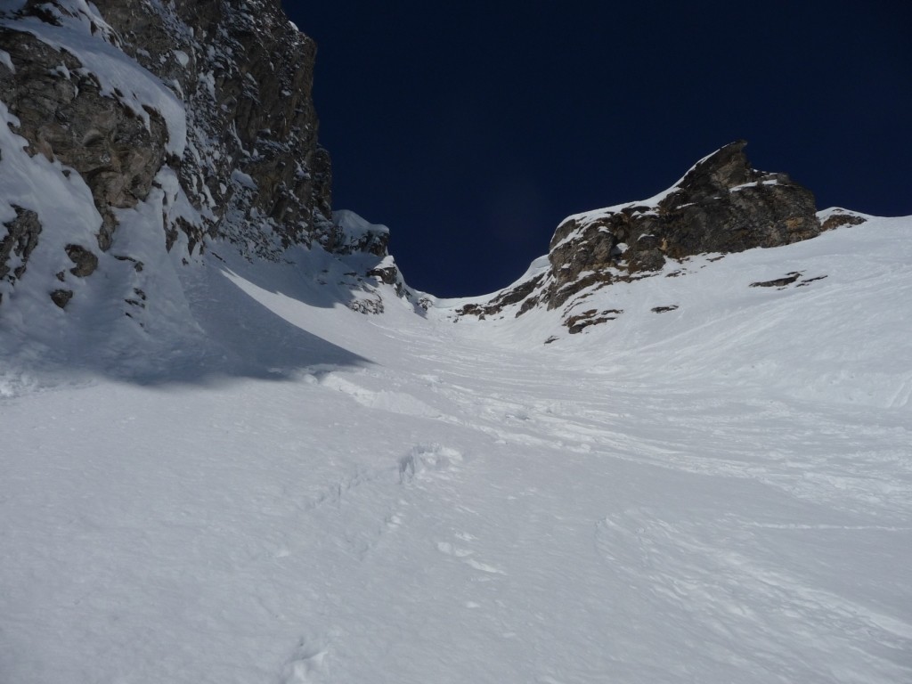 Partie terminale du couloir