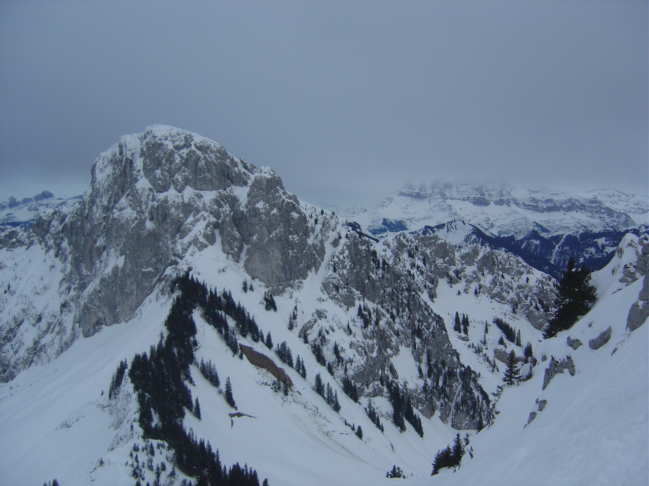 A la sortie du couloir, le Linleu et son couloir de l'Anguille