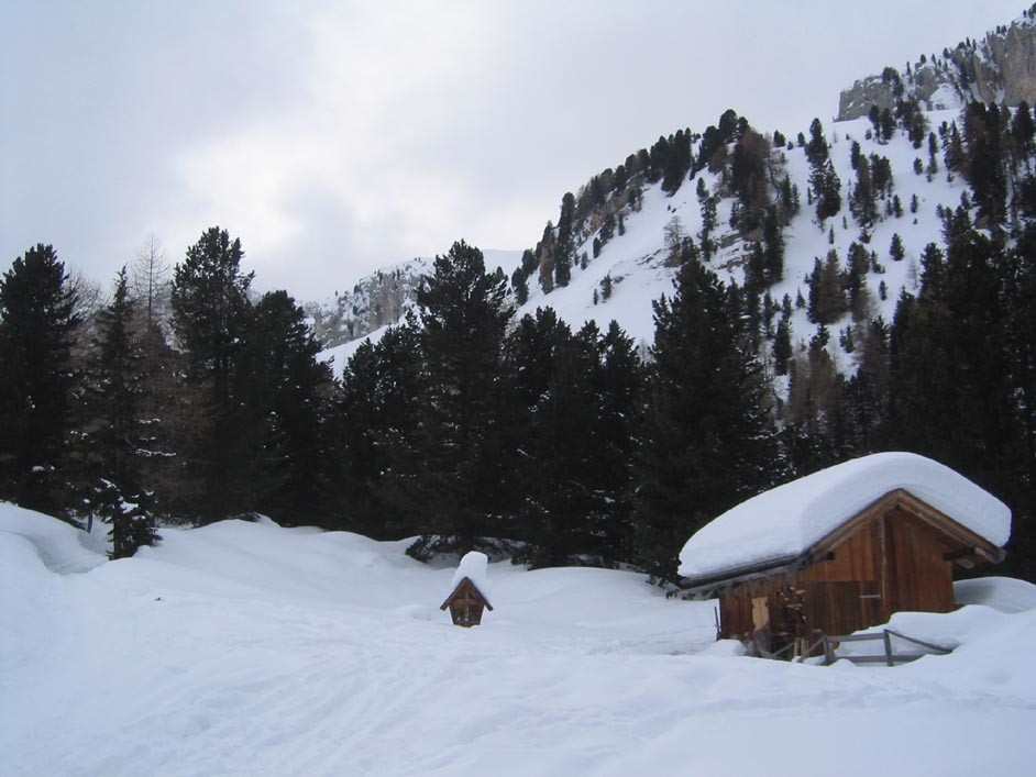 après le petit raidillon au dessus du refuge Monzoni