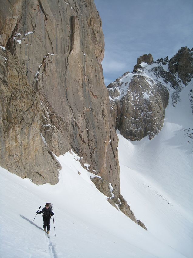 Seconde montée, au col SW des Heuvières
