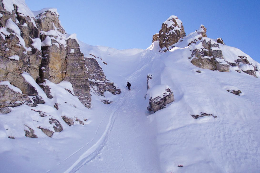 Adrénaline au départ du couloir...