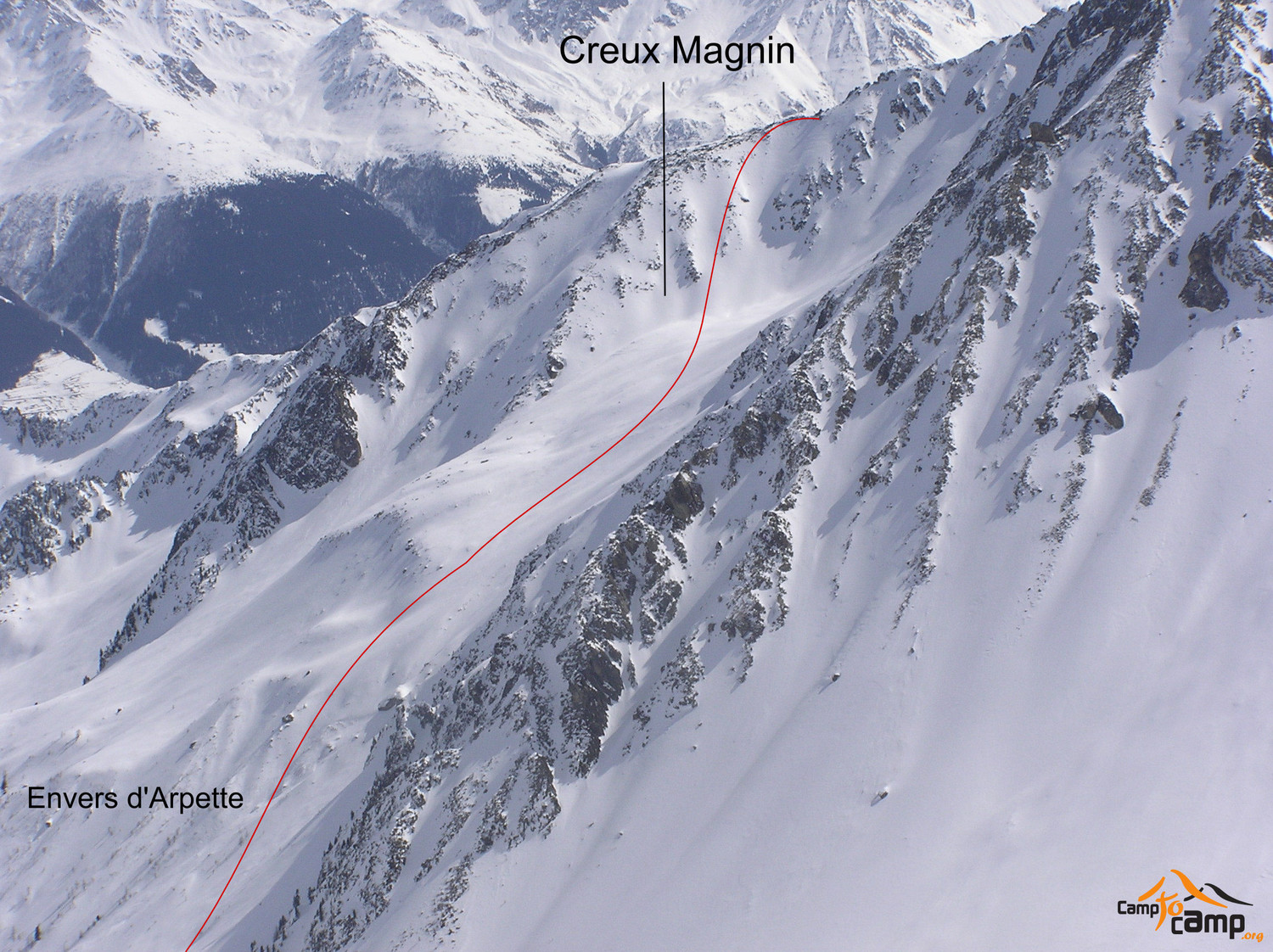 Creux Magnin point 2614m (Val d'Arpette)