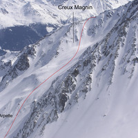 Creux Magnin point 2614m (Val d'Arpette)