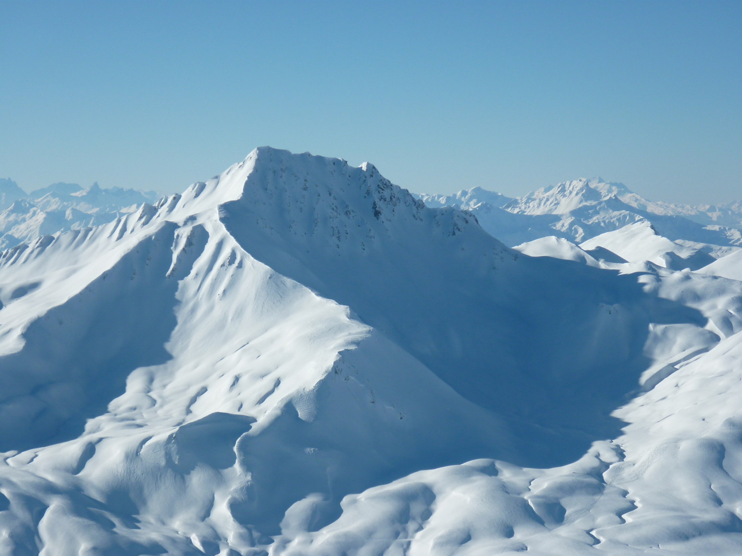 Crêt du Rey, arête NE et face N
