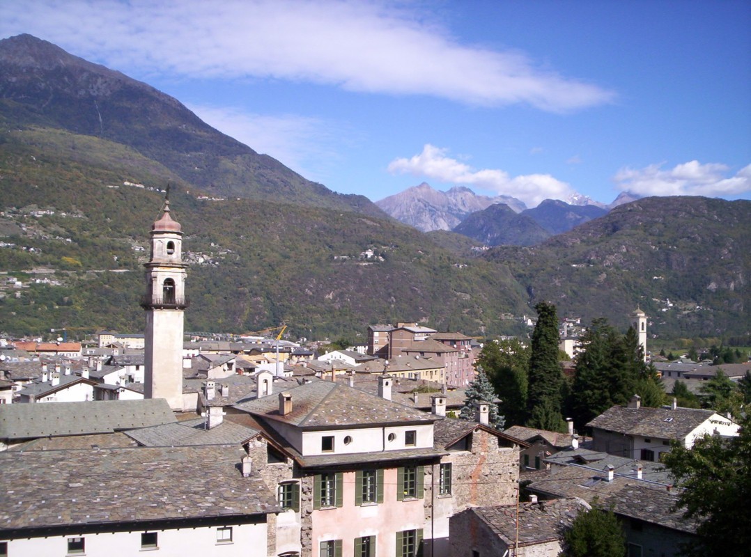 Sondrio à l'automne