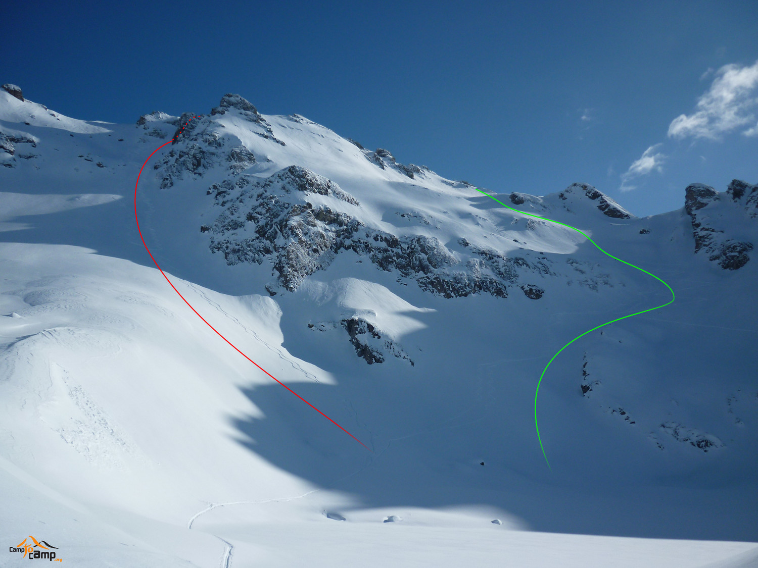 Topo : Roc de la Charbonnière, versant N