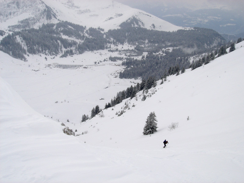 Montée vu du Col