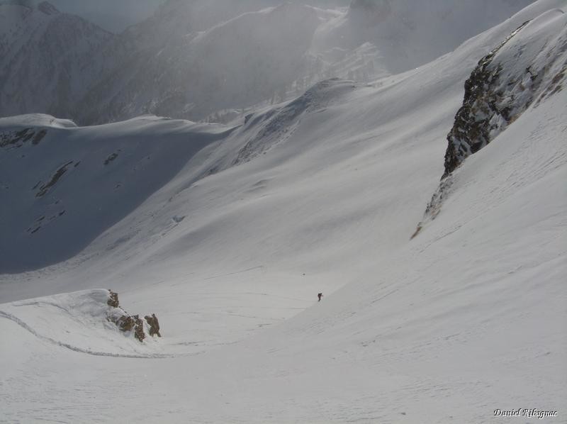 Ce couloir vu depuis sa partie supérieure