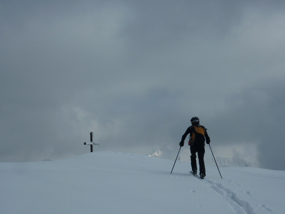 Arrivée au sommet