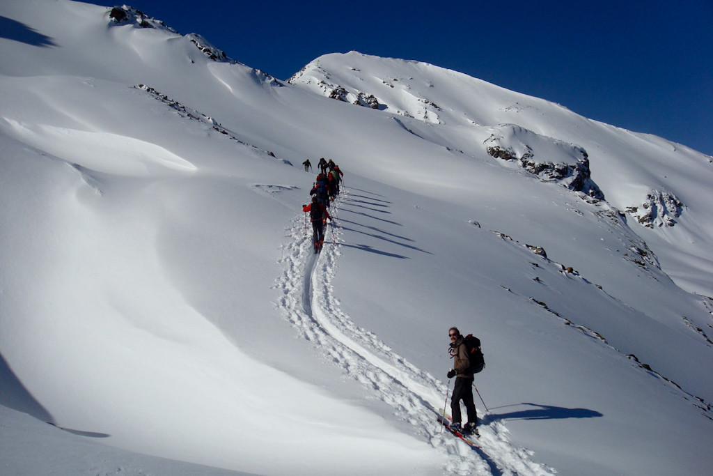 Montée au Dreizehntenhorn...