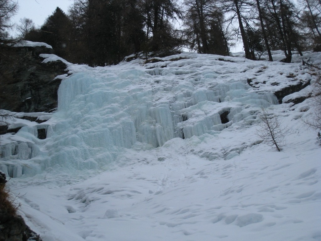 Cascade de Bouillet, Transition en neige et L4