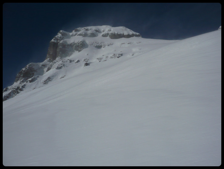 L'Aiguille de Varan depuis le col de Barmerousse