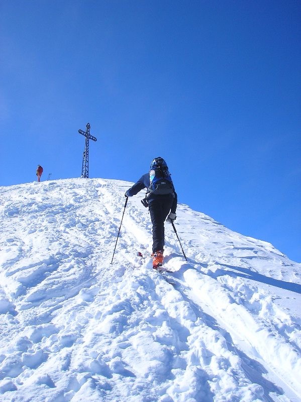 Marco verso la cima