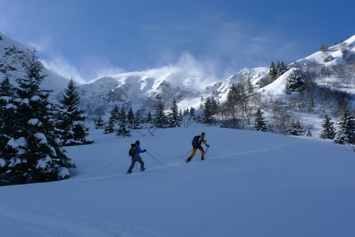 Léger transport de neige...