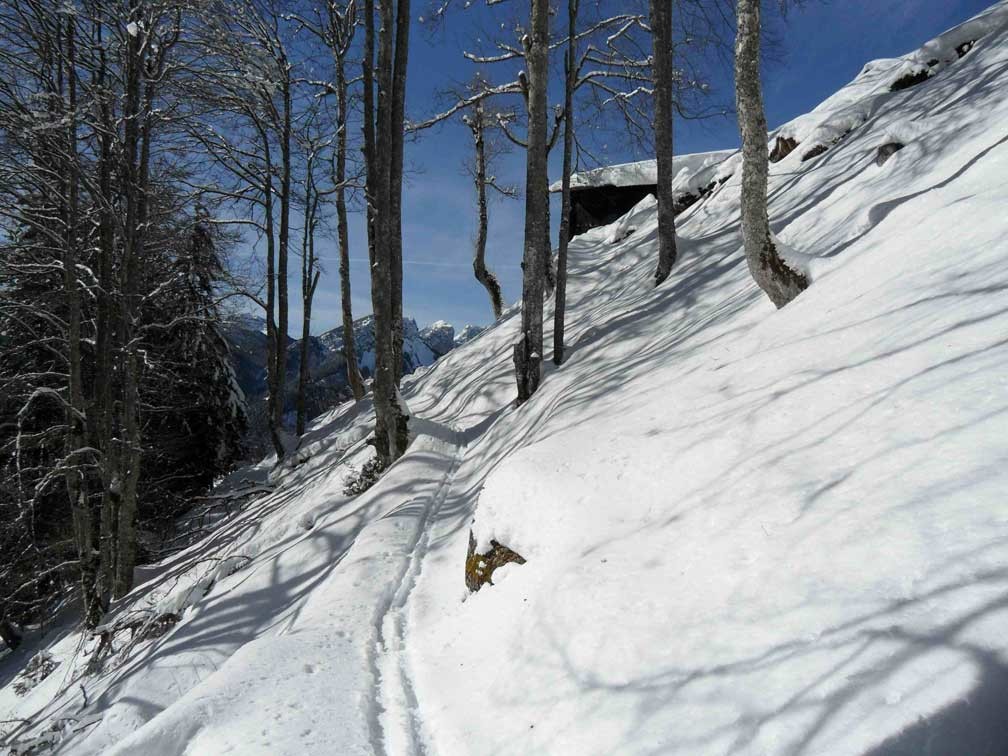 la grange sur le sentier d'été