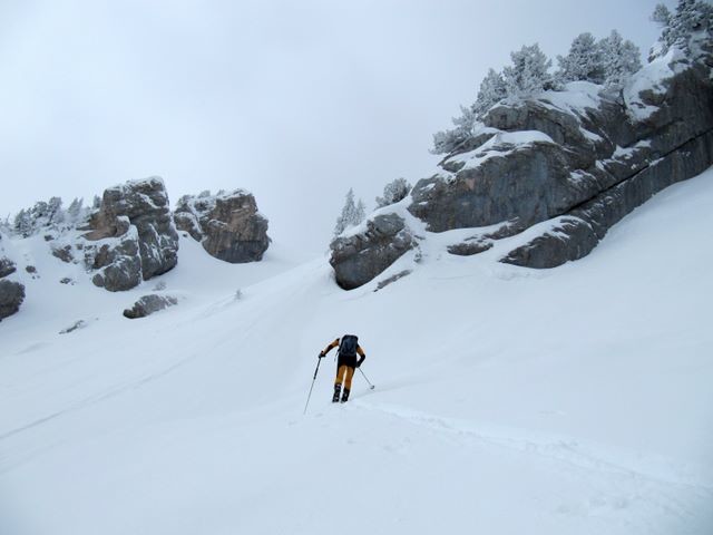 Bubu à la trace vers le sommet des Lances