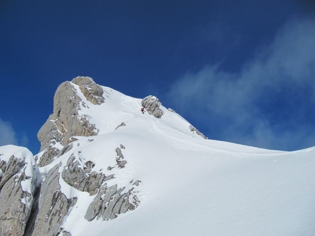 La descente vers le couloir