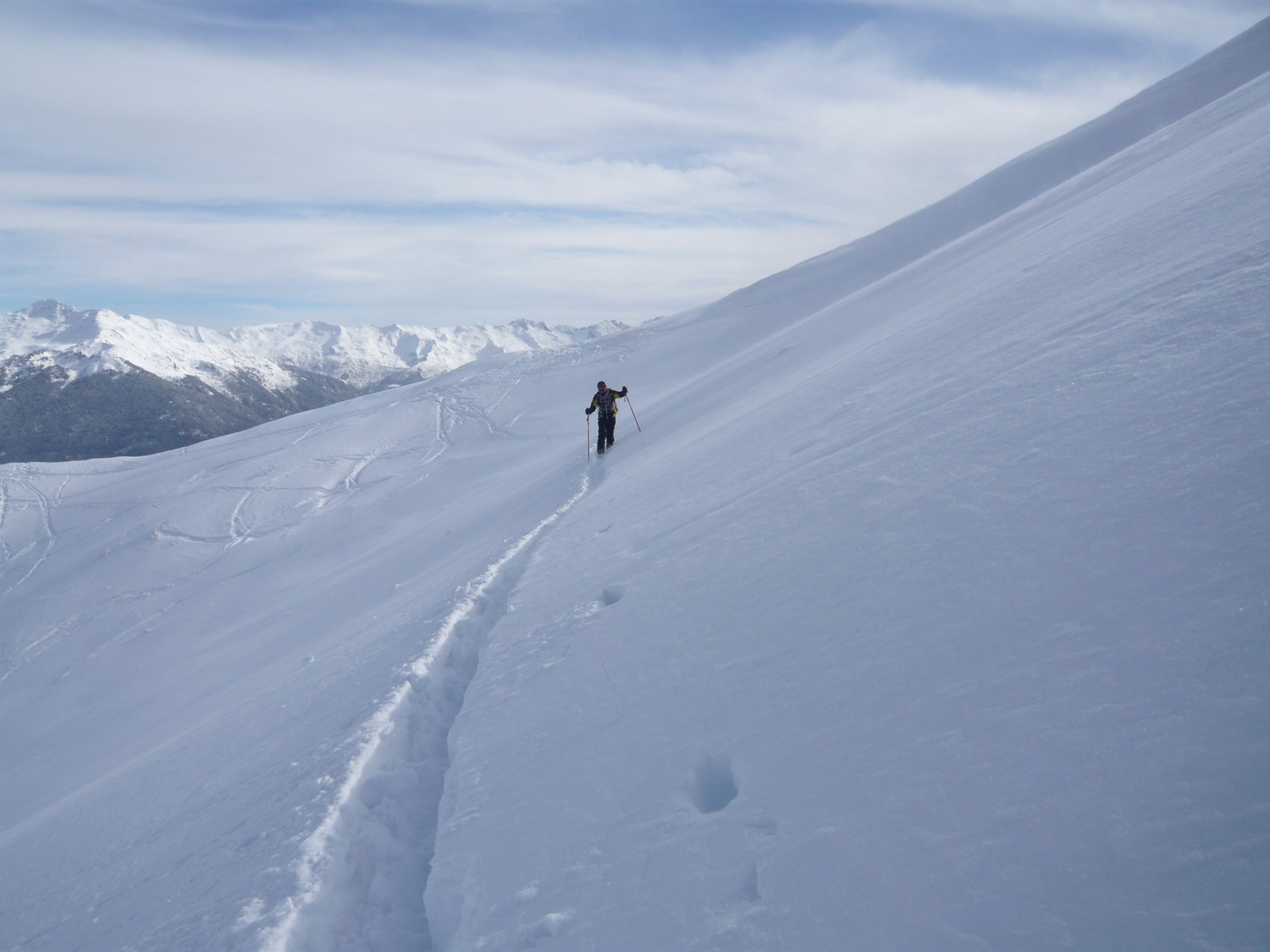 Dans la face nord