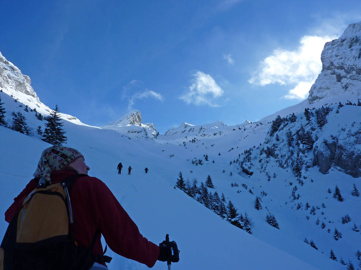 observation de nos chéris dans le couloir du coillu