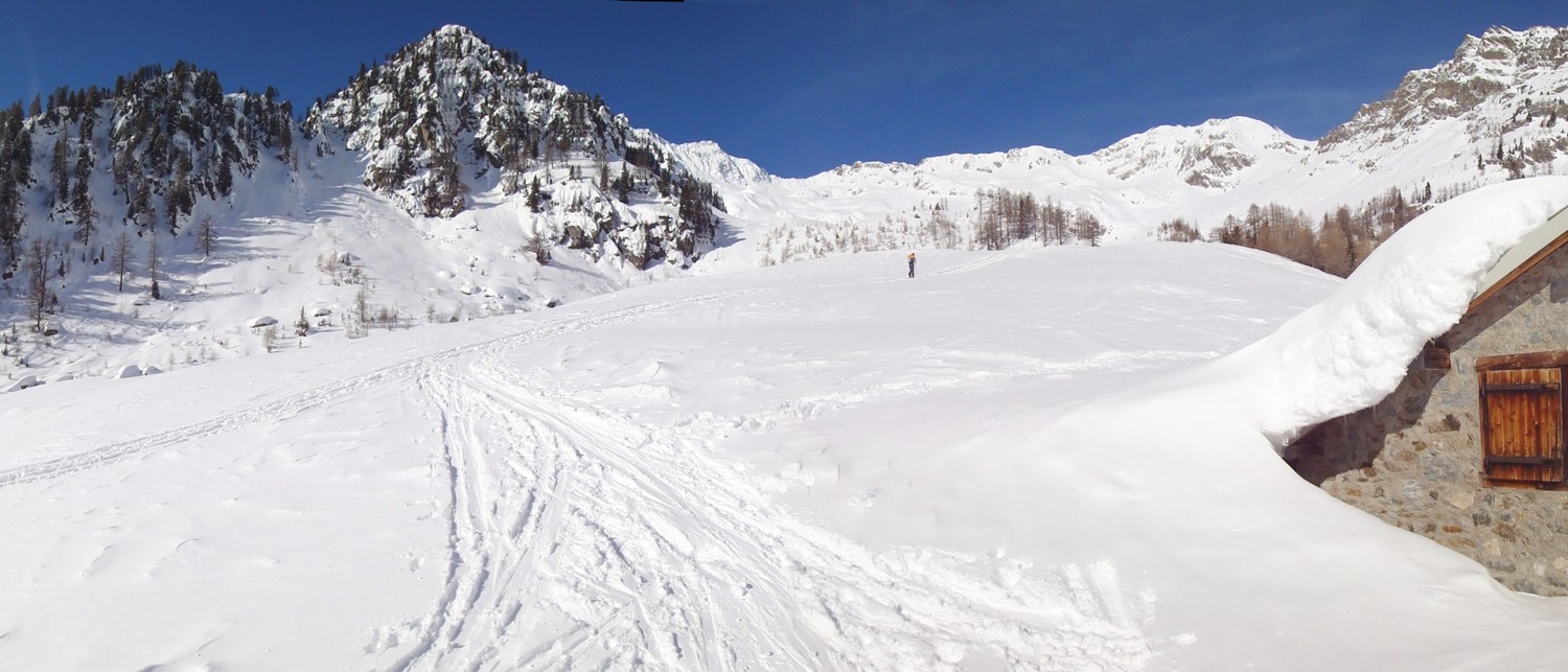 Panorama de l'alpage de Fenestral