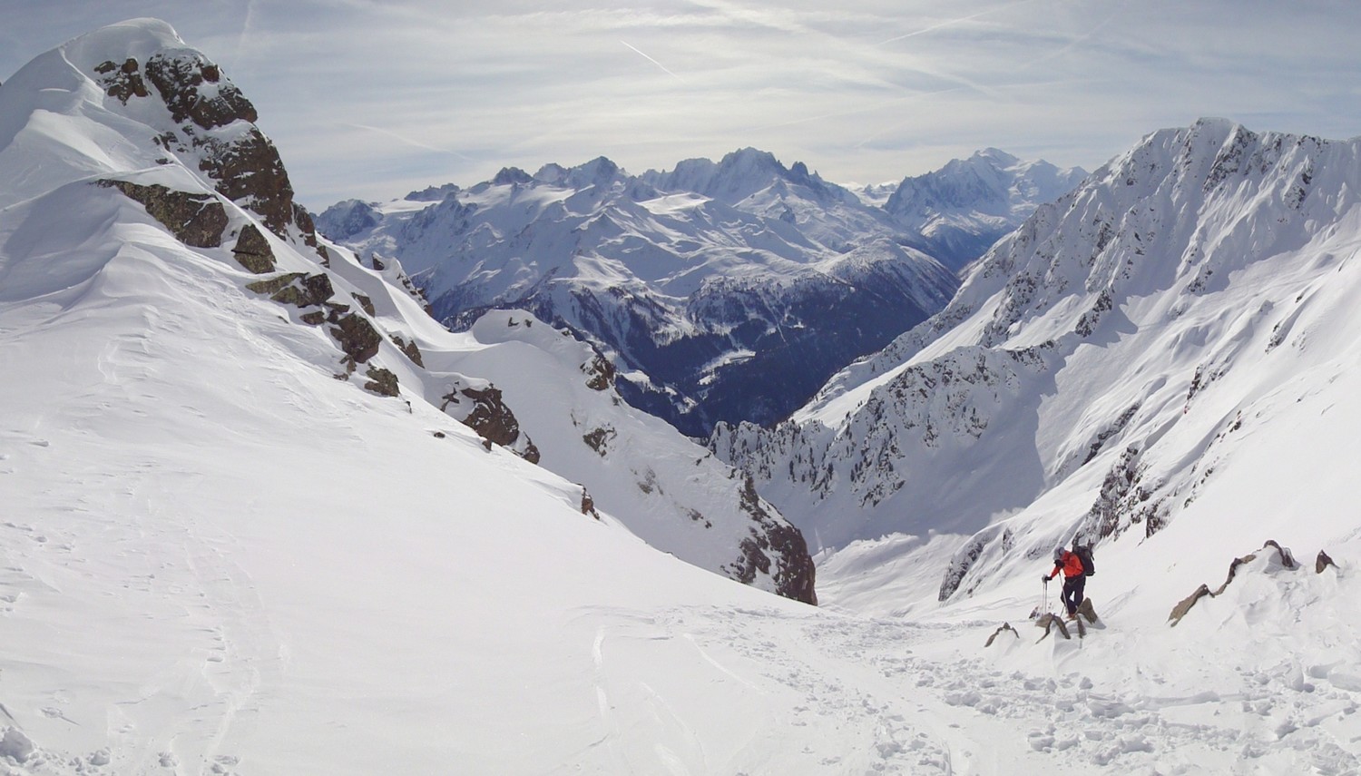 Arrivée au col de Fenestral