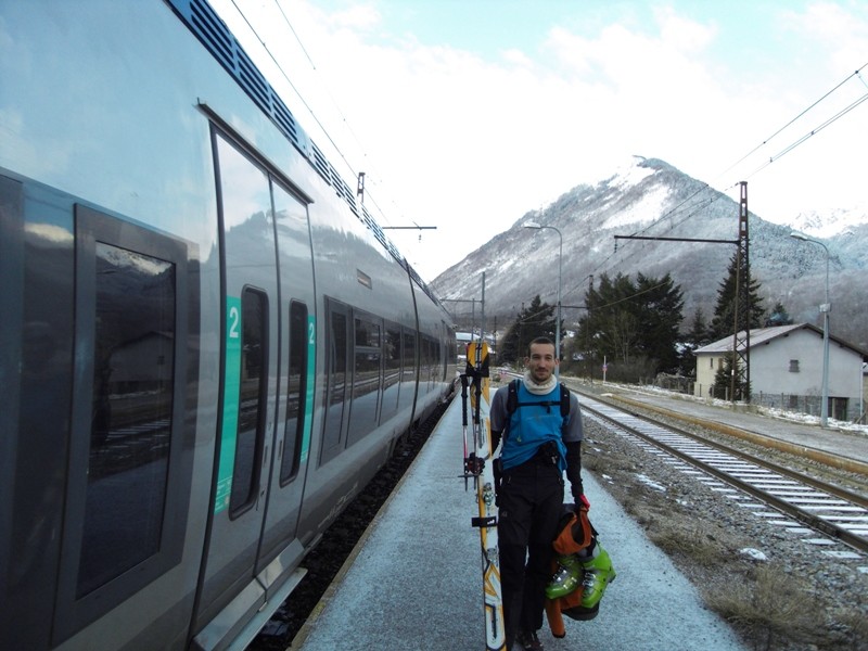 Gare de Mérens : 9h15